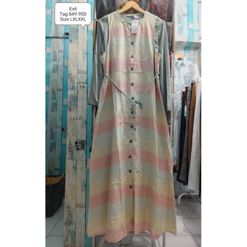 Exit overall + inner wanita original