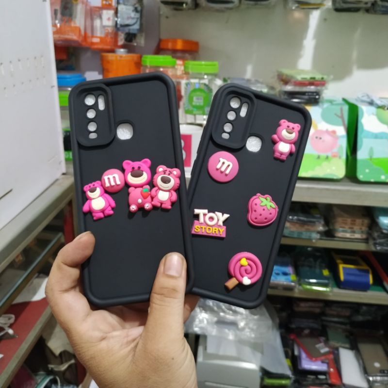 Case Vivo 1935 1938 V1965A Y30 Y30i Y50 Softcase Timbul Karakter Lotso Toy Story