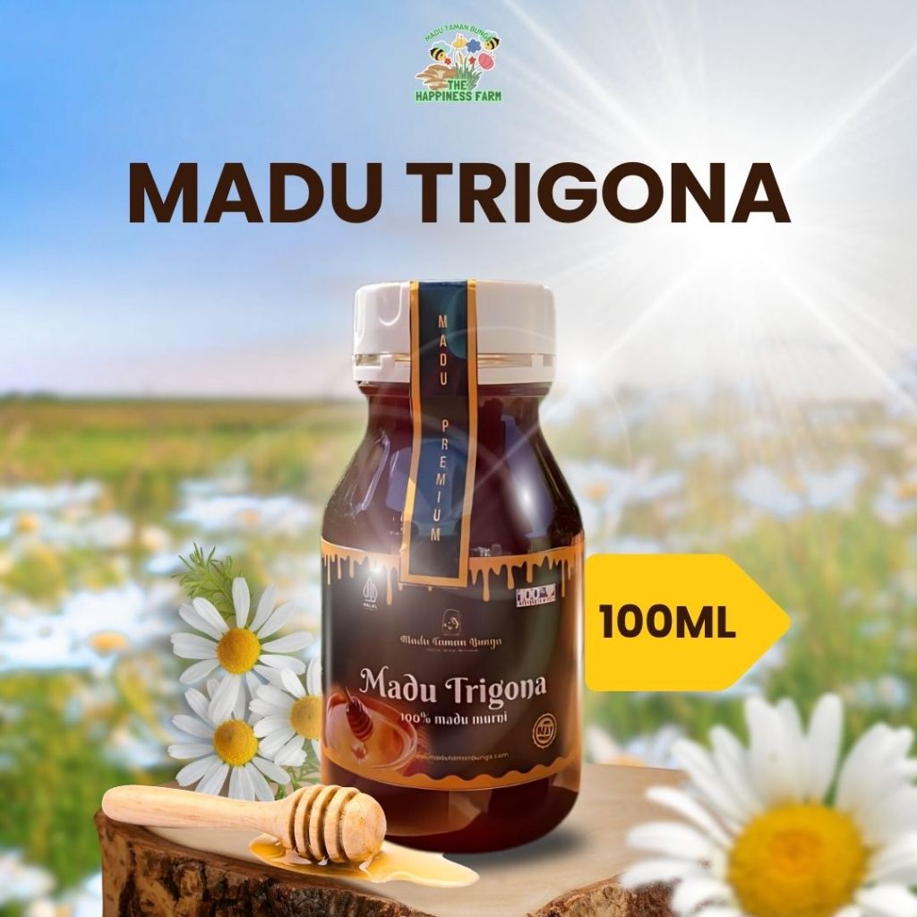 

Madu Trigona Premium 100ml - Aman untuk Diabetes, Fermentasi Alami, Raw Honey - Madu Taman Bunga