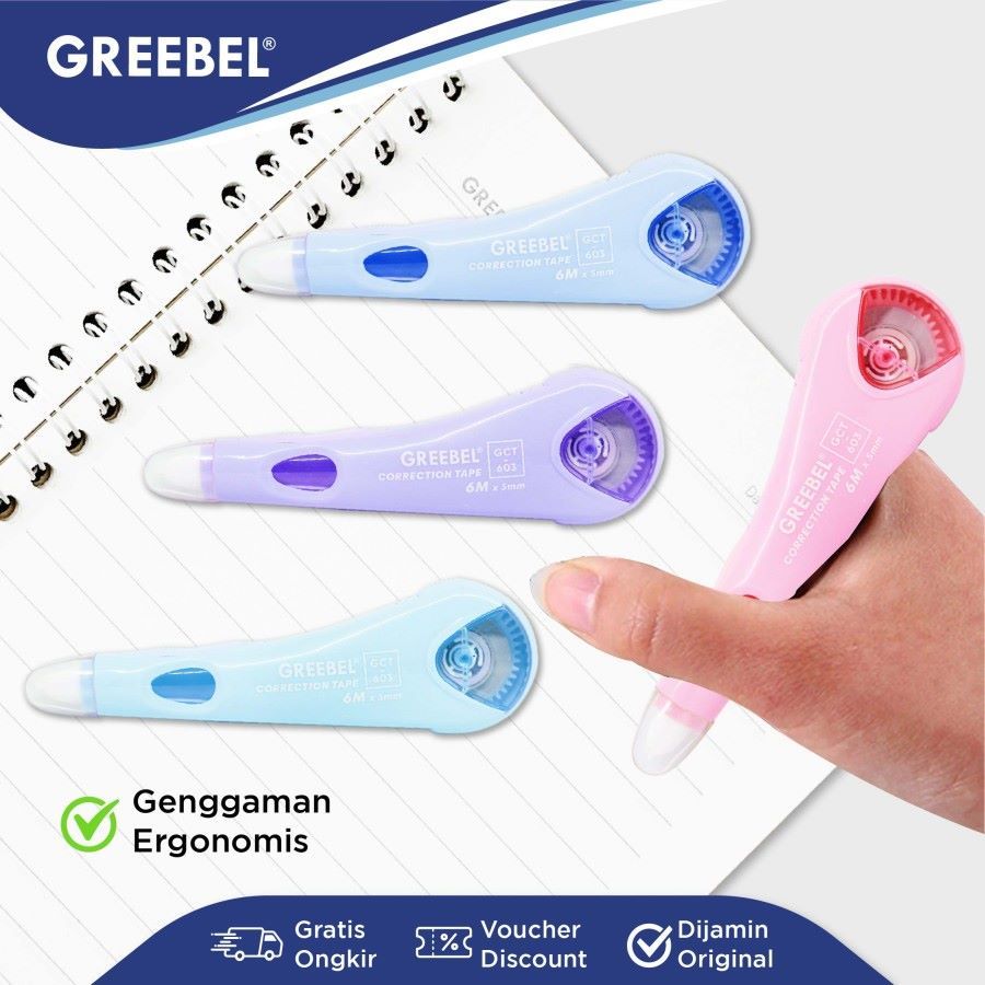

Tip-X Dorong Correction Tape GCT 603 Greebel