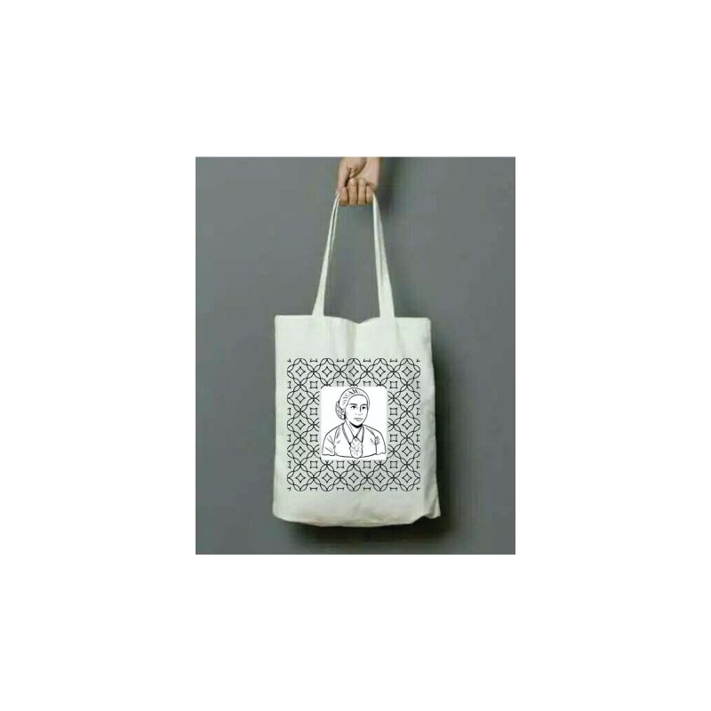 Paket Batik Tote Bag Motif Kartini custom Dus Box