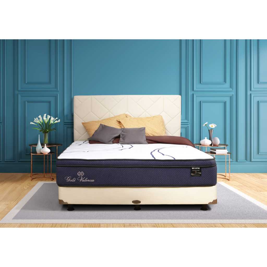 Kasur Gold Valencia / Springbed Gold Valencia - Central Springbed ready makassar promo