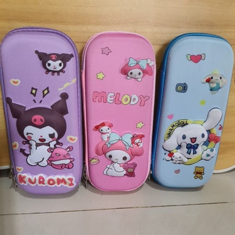

tempat pensil labubu/ tempat pensil kuromi/ tempat pensil cinnamorol/ tempat pensil melody