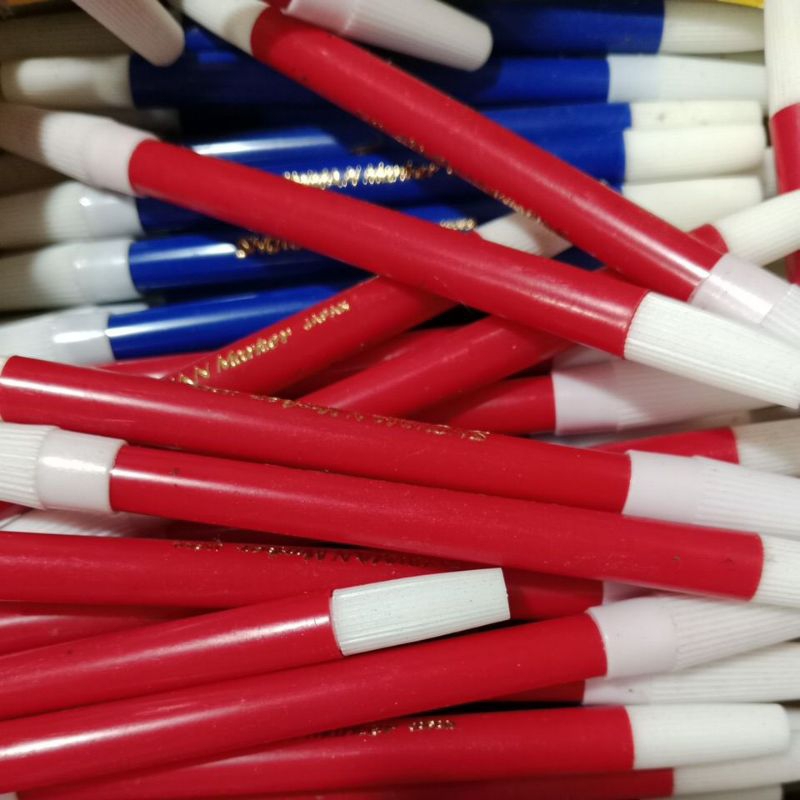 

snowman marker/spidol kecil/spidol warna merah dan biru