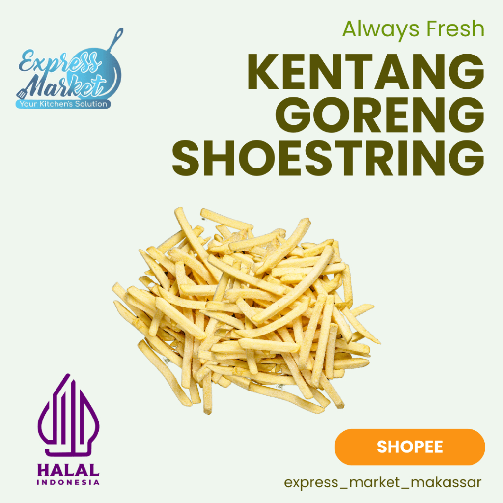 

Kentang Goreng Shoestring Beku Frozen French Fries