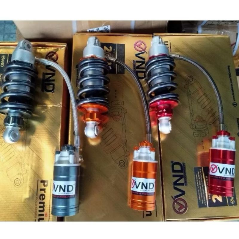 Shock Monoshock VND Tabung Pisah AK 111 B1 PRO - Jupiter MX / MX King - 205mm