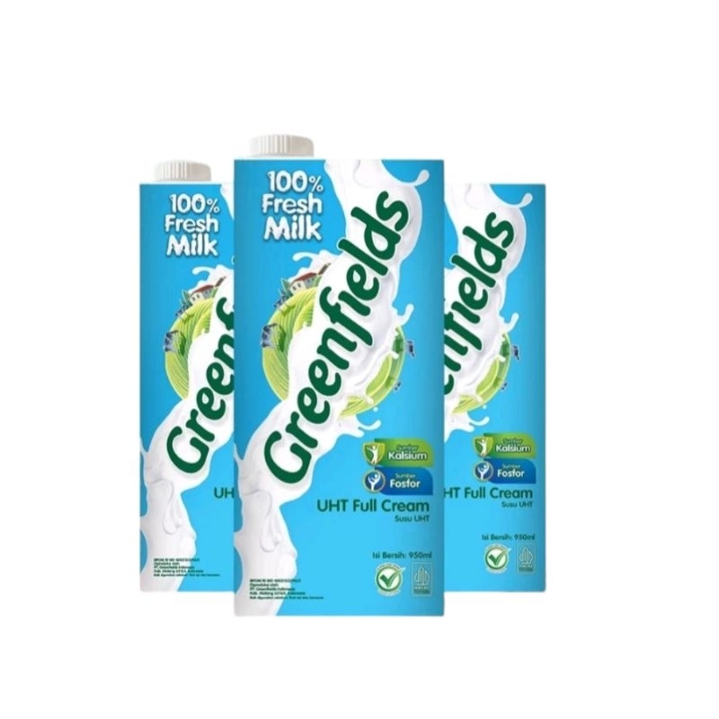 

Greendfields Susu Uht Full Cream 950ml