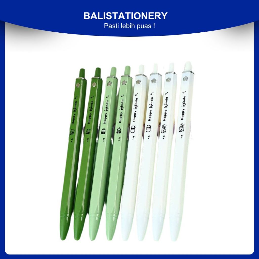 

Pulpen Gel / gel pen Deli SA605 0.5mm – Tinta Hitam – Desain Panda Lucu