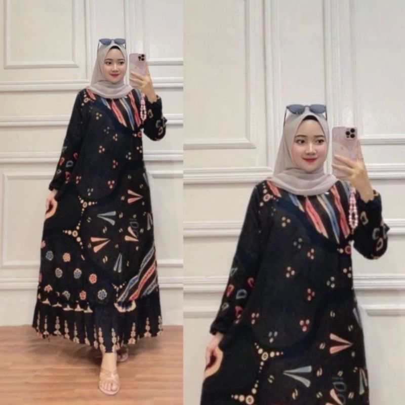 Pusat Baju Gamis Busui Bahan Rayon Premium Gamis Kondangan Model Kekinian Termurah