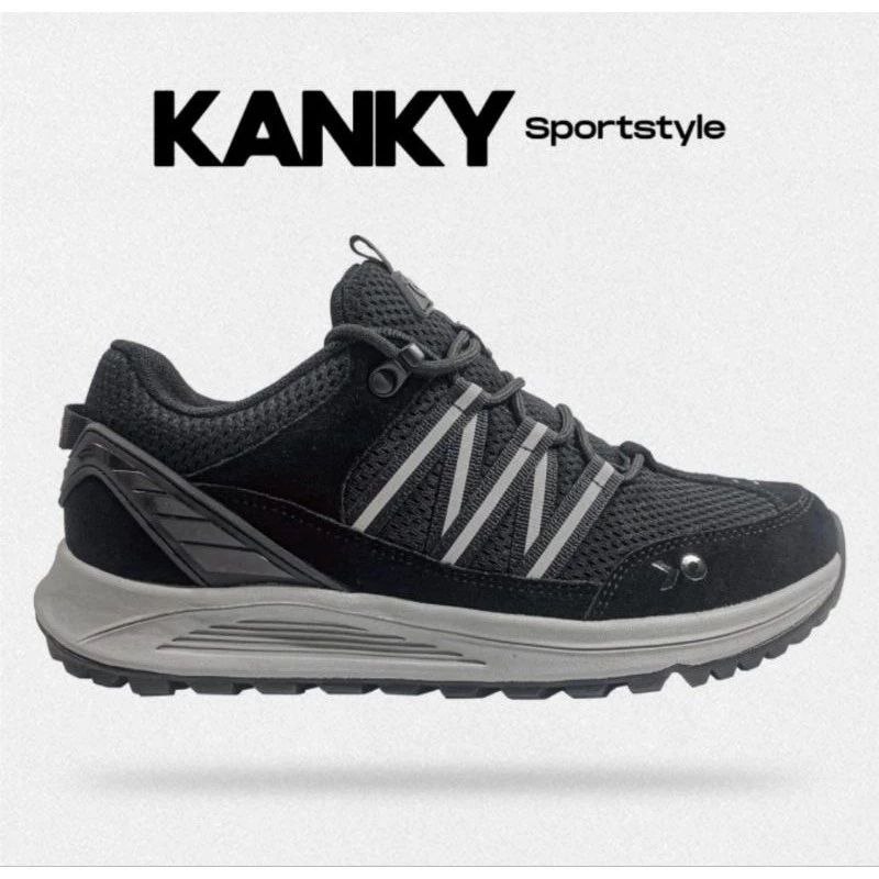 Kanky Story Kitadake Charcoal - Sepatu Gunung Casual Sport Style Pria Dewasa - Kanky Sportstyle
