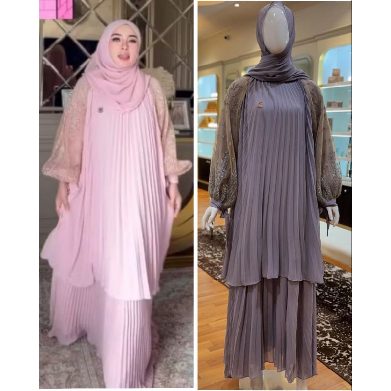 SHELLASAUKIA ORIGINAL BY OWNER SHELLASAUKIA OFFICIAL DI JAMIN ORI 100% DRESS PRISKET SHELLASAUKIA GA