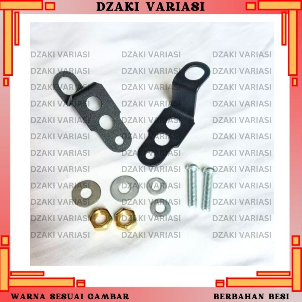 BRACKET DUDUKAN LAMPU TEMBAK KOLONG D2 VARIO 125 OLD BOHLAM