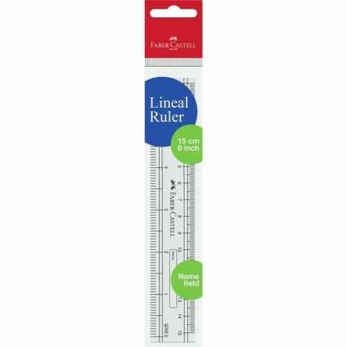 

Faber Castell Ruller Scale 15cm & 30cm / Penggaris Scale Faber Castell 15cm & 30cm / Pcs