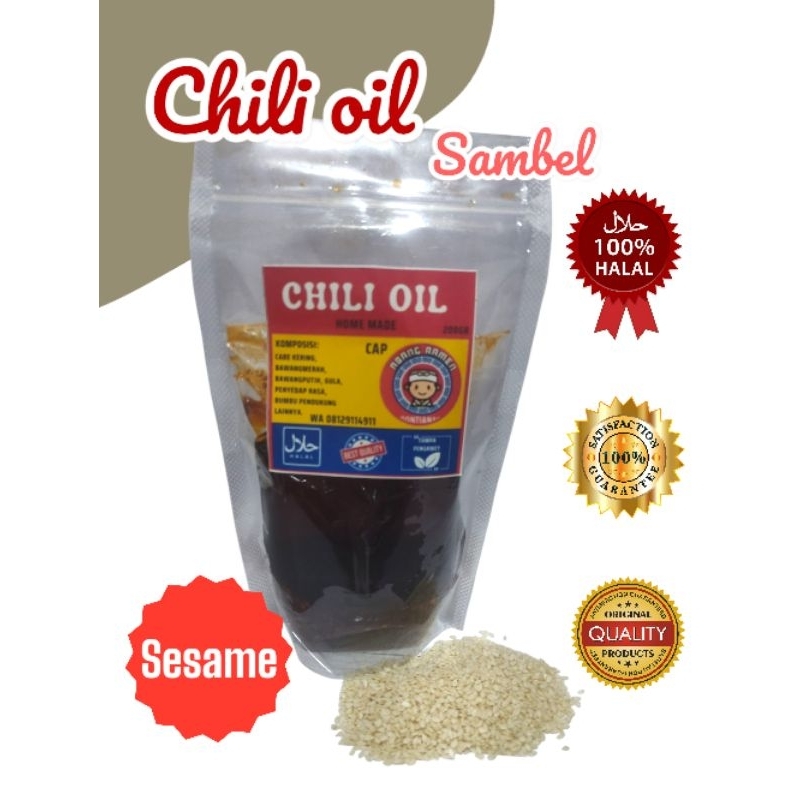 

chilioil, wijen/sesame