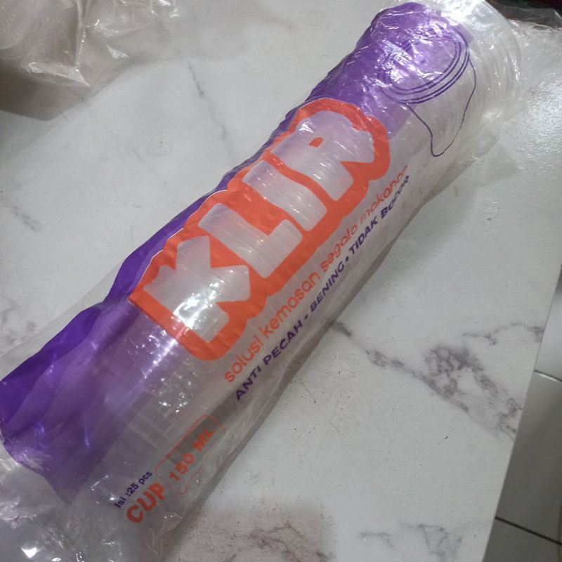 cup puding thinwall set + tutup 100ml dan 150ml