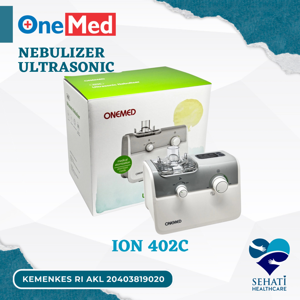 Nebulizer Onemed Alat Bantu Pernafasan Peralatan Terapi Penguapan Medis Kesehatan