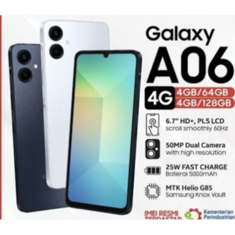 HP Samsung A06 RAM 4/128