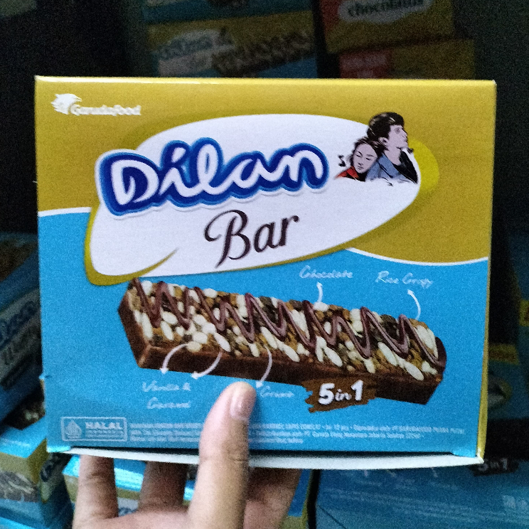 

DILAN BAR 1BOX @18GR / DILAN Bar 5 ini 1 Vanila&Cokelate 18gr x 12