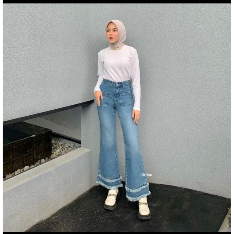 jiniso Jeans wanita