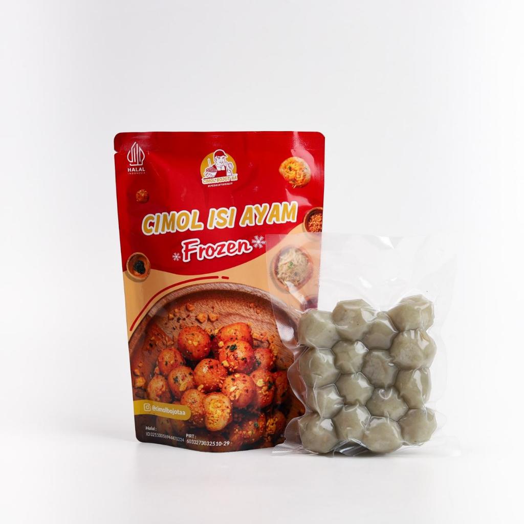 

Cimol Ayam 16 Bojot AA Bonjot Frozen isi Mozarella 18 Keju Sambal geprek suir leleh pedas chili oil endog Daun Jeruk Uwa