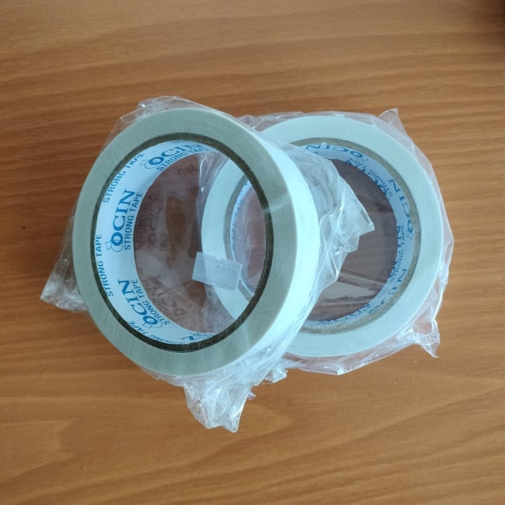 

Ocin Double Tape 1 Inch (24mm) Ukuran 2 Jari Perekat Selotip 2 Sisi