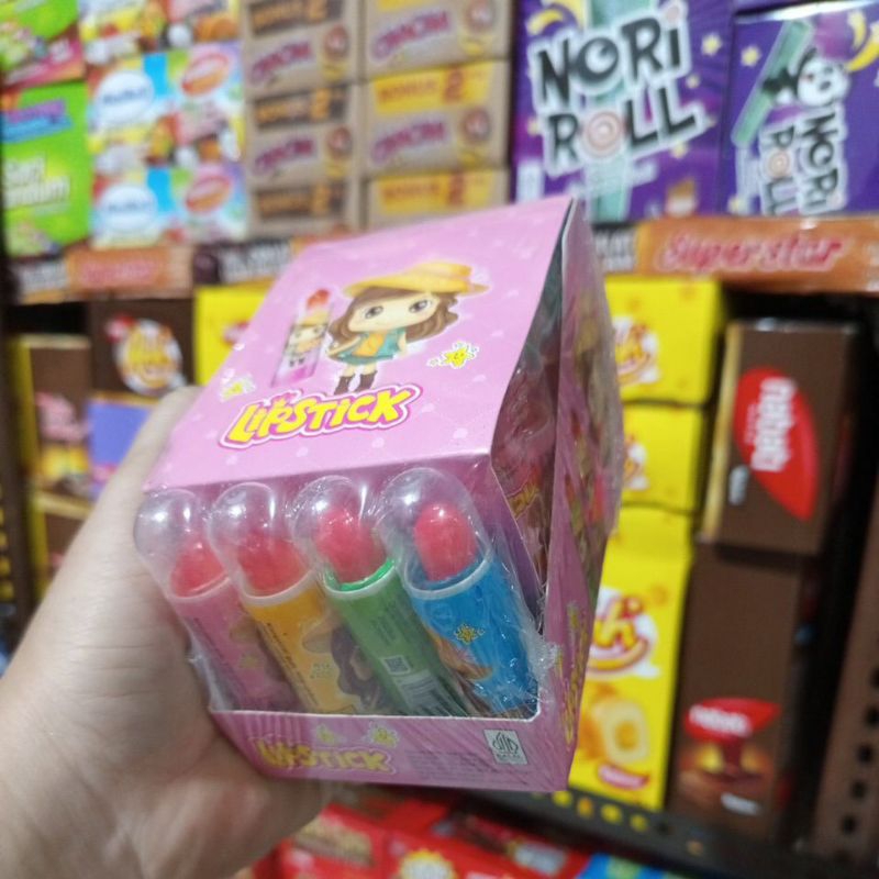 

Permen Candy Lipstick 1 box 30 pcs
