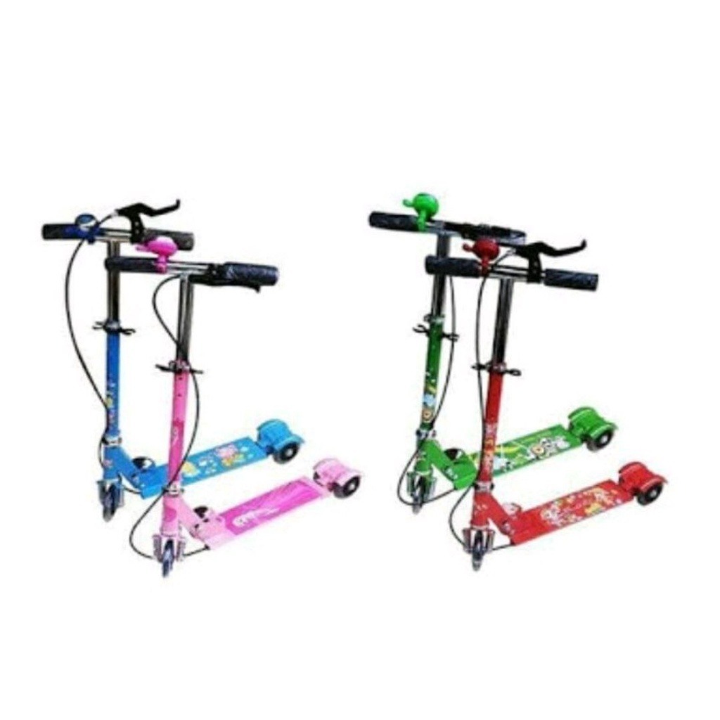 Scooter Anak 508 - Scooter Lampu - Scooter Fitur Rem & Bel - Skuter Anak - Scoter Anak - Otoped Anak