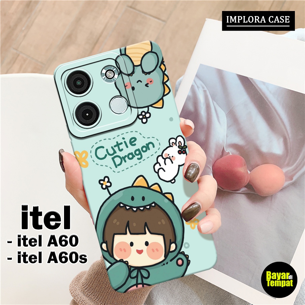 Softcase Itel A60 / A60s - Motif Kartun - IMPLORA CASE - Casing Itel A60 / A60s Case Hp Itel A60 / A