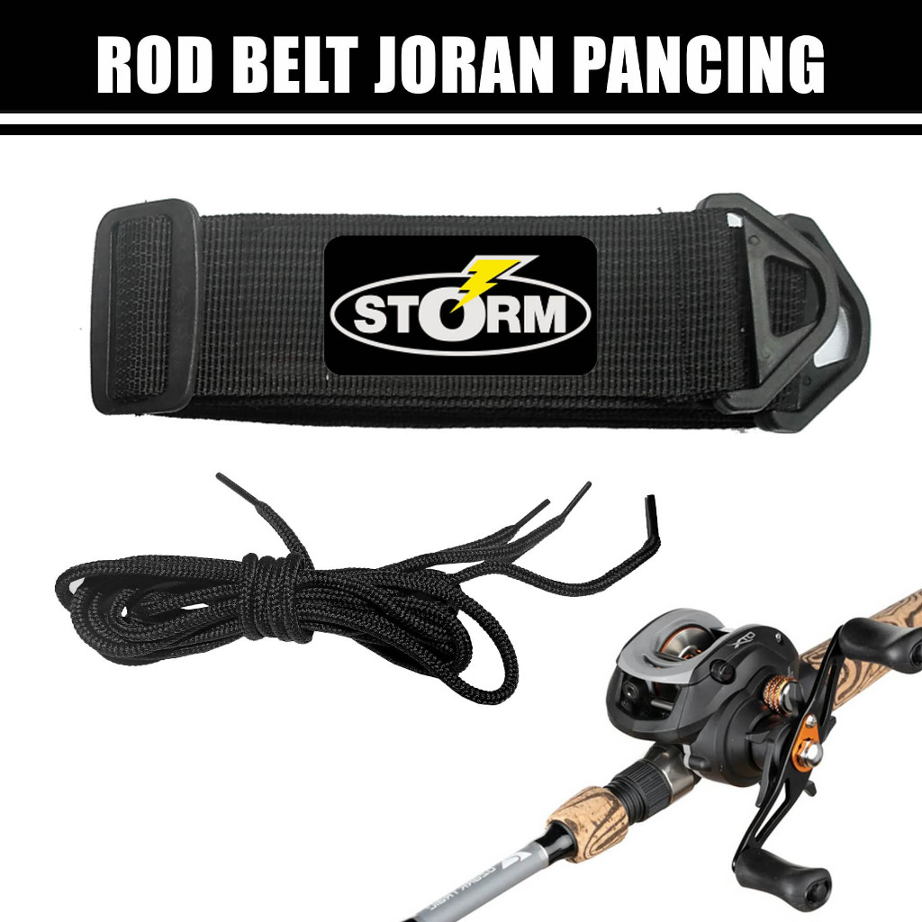 Pengikat Joran Pancing Brand| Rod Belt Joran Tegek Multifungsi Joran Ultra Light Casting