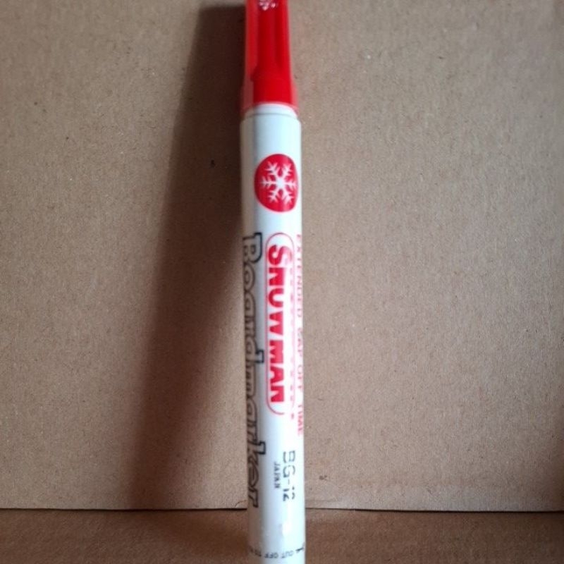

spidol whiteboard snowman BG-12 merah