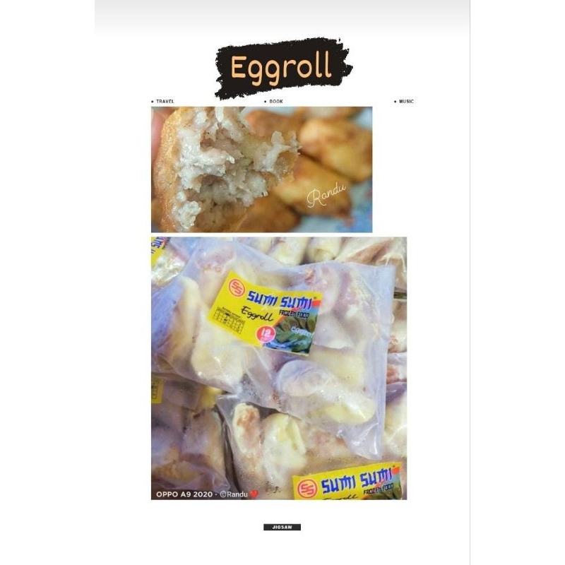 

Sum-Sum Egg Roll isi (12pcs)