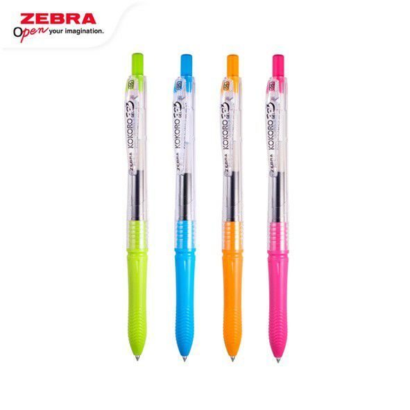 

Bolpoin Gel ZEBRA KOKORO SWEET 0.5mm Body Warna-Warni Tinta Hitam [ 1 PCS ]