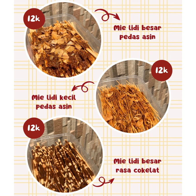 

MIE LIDI CEMILAN TERENAK BIKIN NAGIH