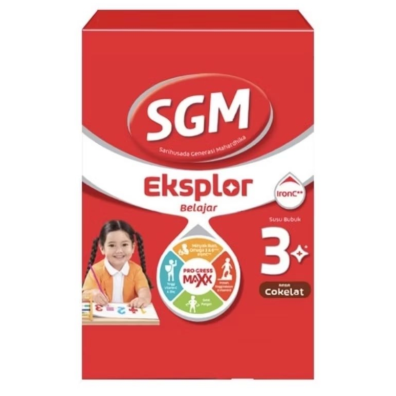 

SGM Eksplor 3+ Cokelat 400 g IronC Susu Bubuk Pertumbuhan Anak