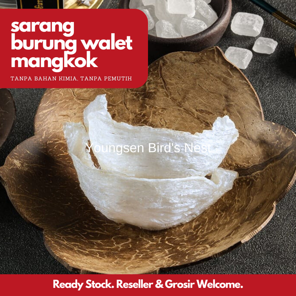 

Sarang Burung Walet Mangkok - 100gr
