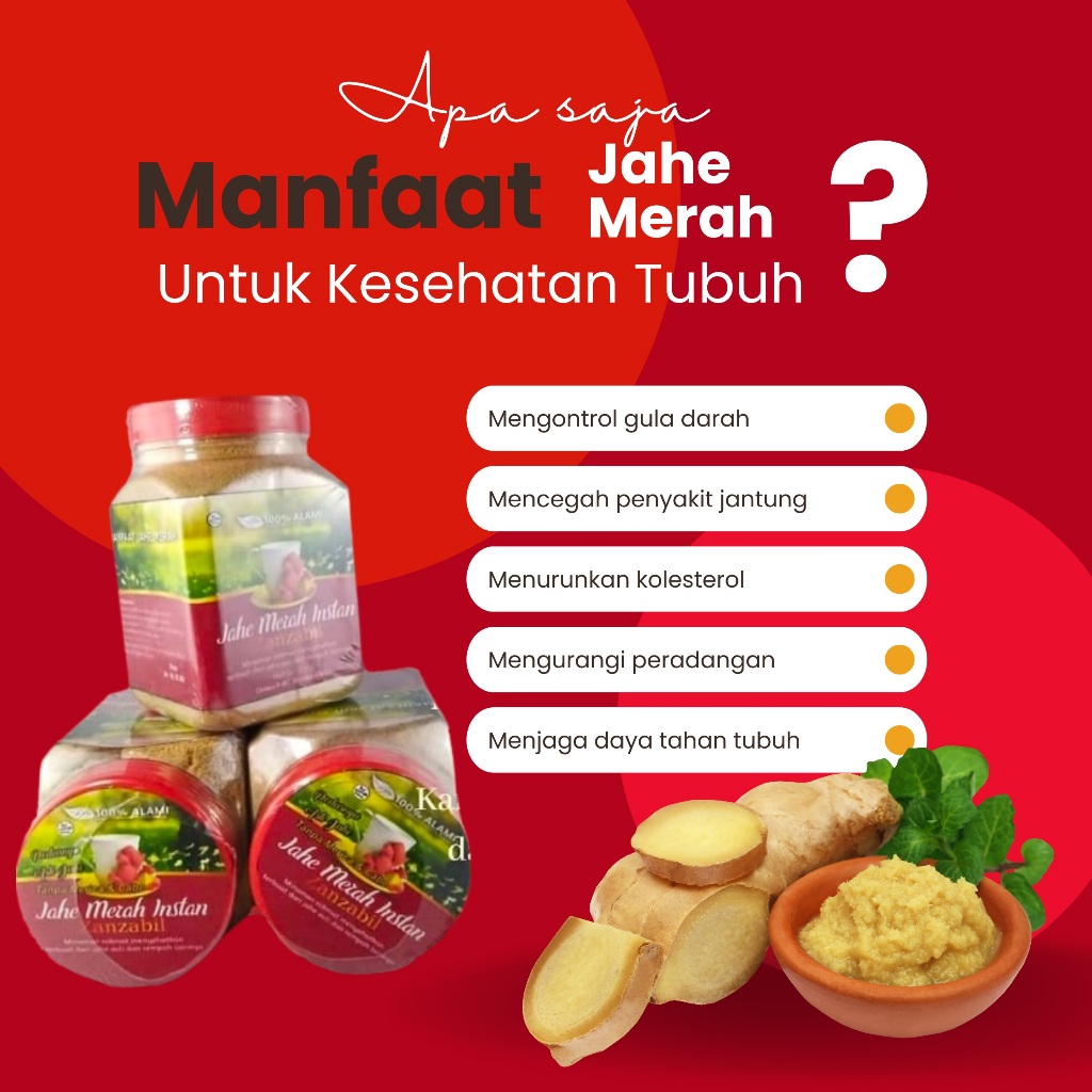 

Jahe Merah Bubuk Instan Zanzabil 250gr