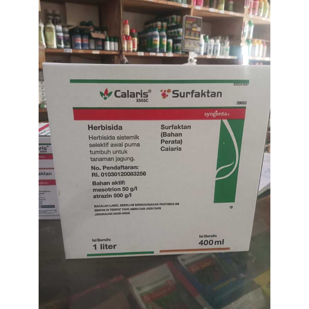 Calaris 550 SC + Surfaktan Herbisida Selektif untuk Tanaman Jagung ( 1 liter + 400 ml ) Syngenta