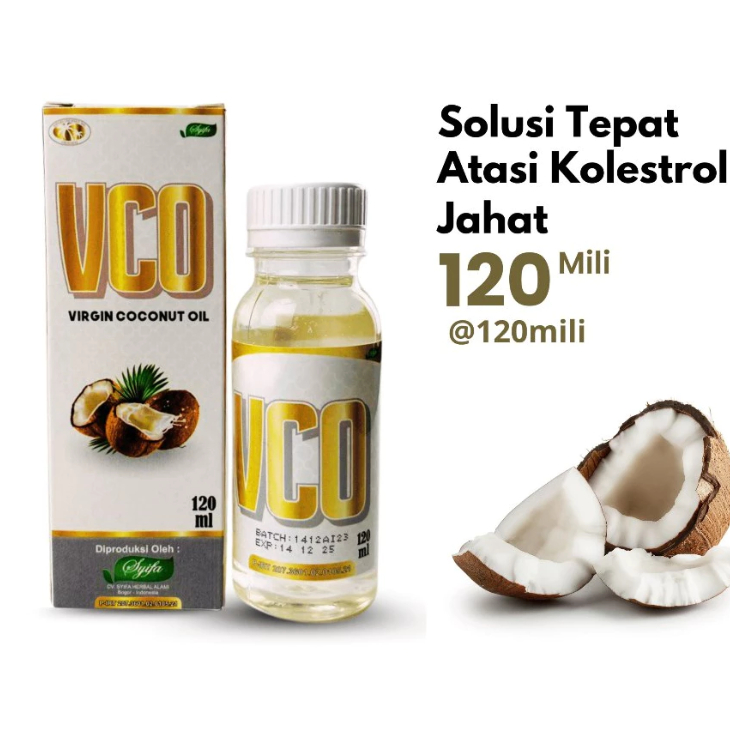 

Virgin Coconut Oil (120ml) / Minyak Kelapa Murni / VCO Syifa Herbal Alami