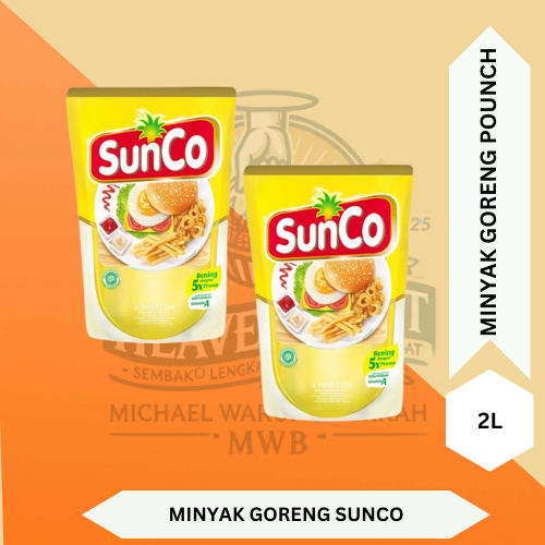 

MINYAK GORENG SUNCO 2L – JERNIH, SEHAT, & RENDAH LEMAK