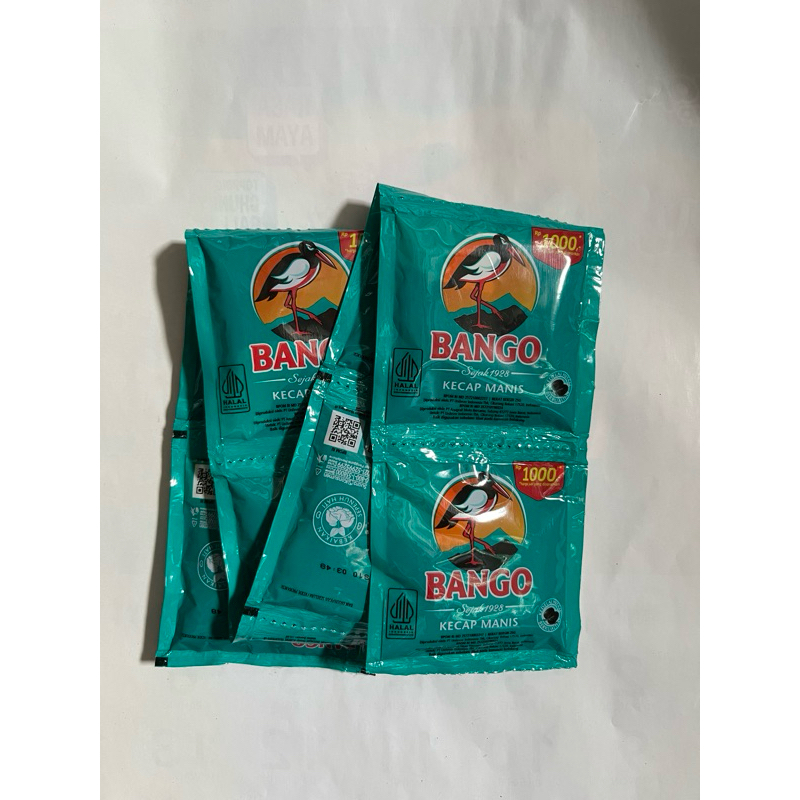 

kecap manis bango renteng kemasan sachet isi 12