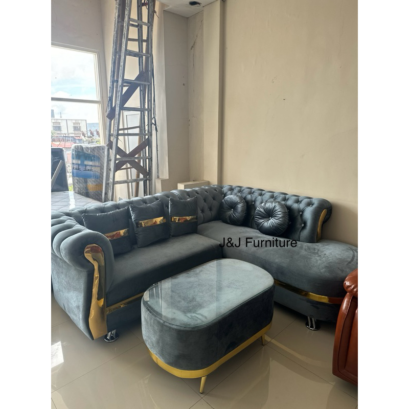 Sofa L turki minimalis Sofa turki sudut