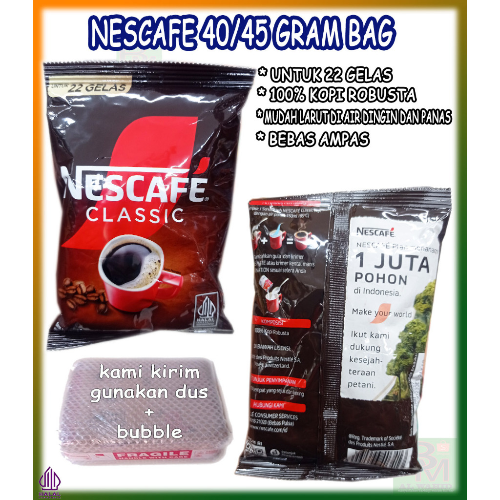 

Kopi Nescafe Kemasan 45 Gram Untuk 22 Gelas