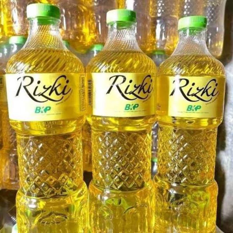 

Rizki Minyak Goreng Botol 800/850ml 1 krat isi 12 botol