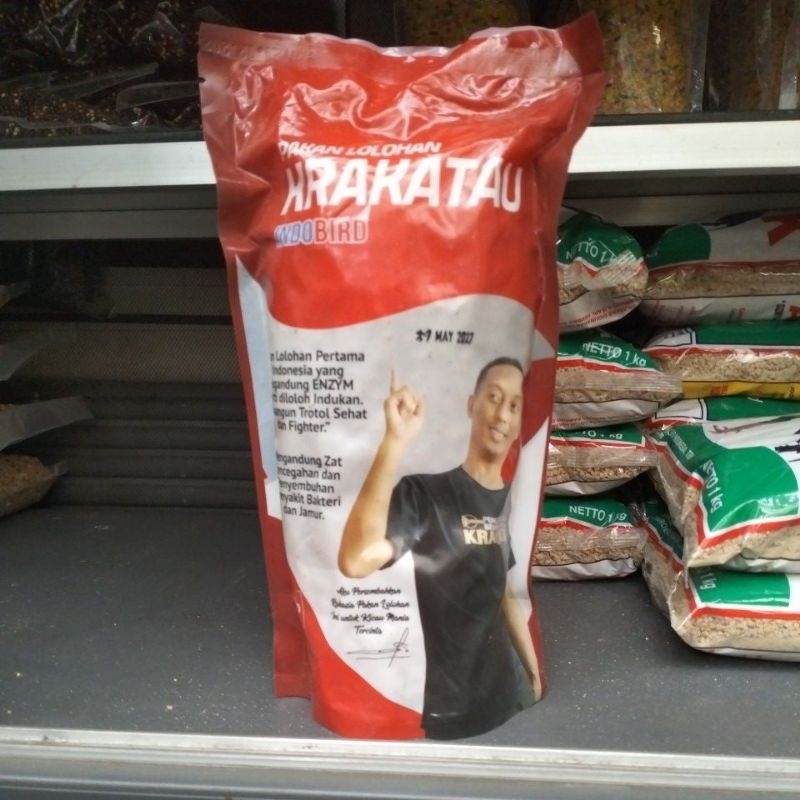PAKAN LOLOHAN KRAKATAU 450GRAM ANAKAN MURAI, KACER DLL