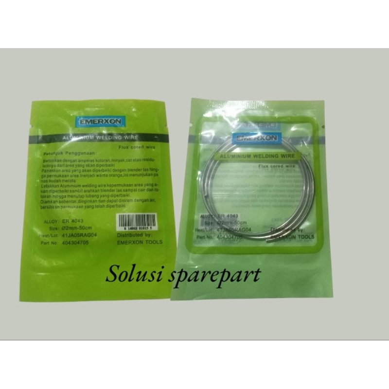 Kawat Las alumunium Emerxon welding wire/Aluplatinum
