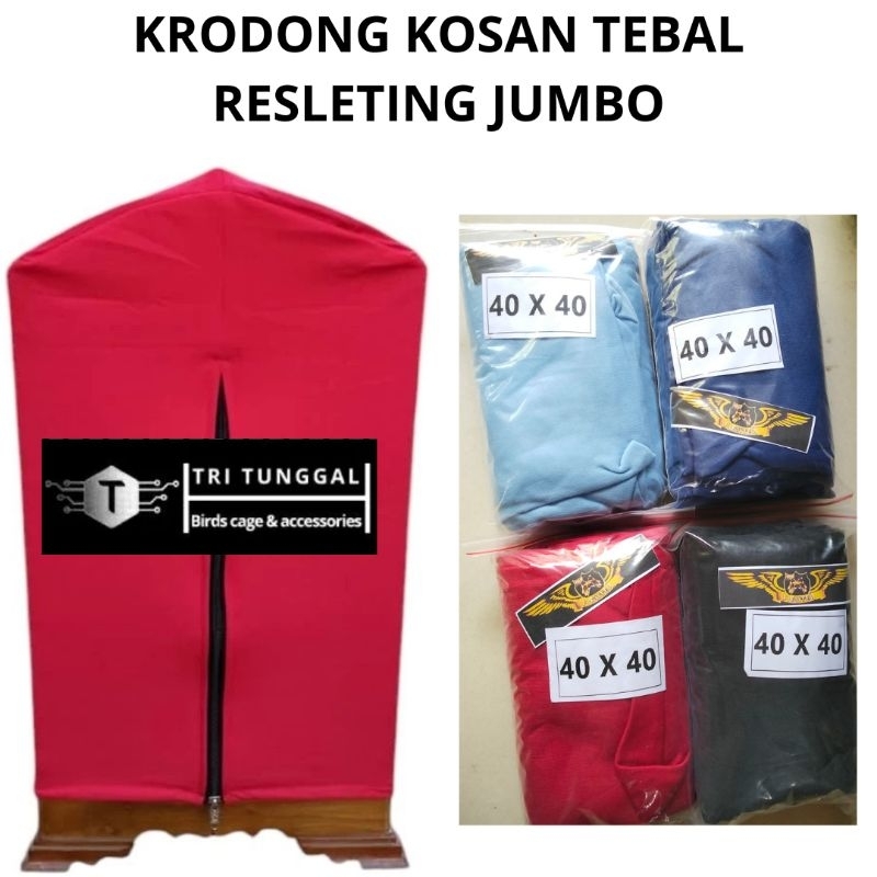 kerodong krodong kosan40X40 tebal resleting jumbo krodong sangkar burung kandang kosan