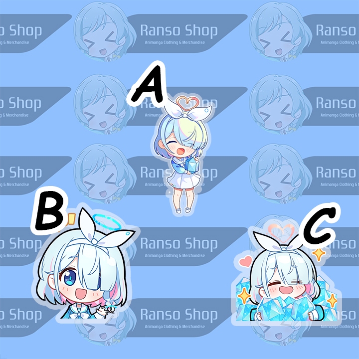 Sticker Blue Archive Arona Chibi Vinyl Glossy / Stiker Akrilik BA Arona Chibi / Stiker Anime Manga B