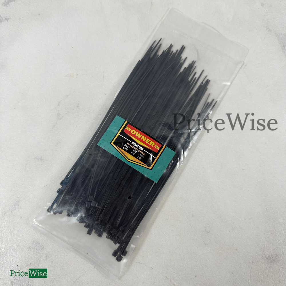 

Kabel Ties Hitam 150 mm 100 pcs / Cable Tie / Kabel Tie / Kabel Tis