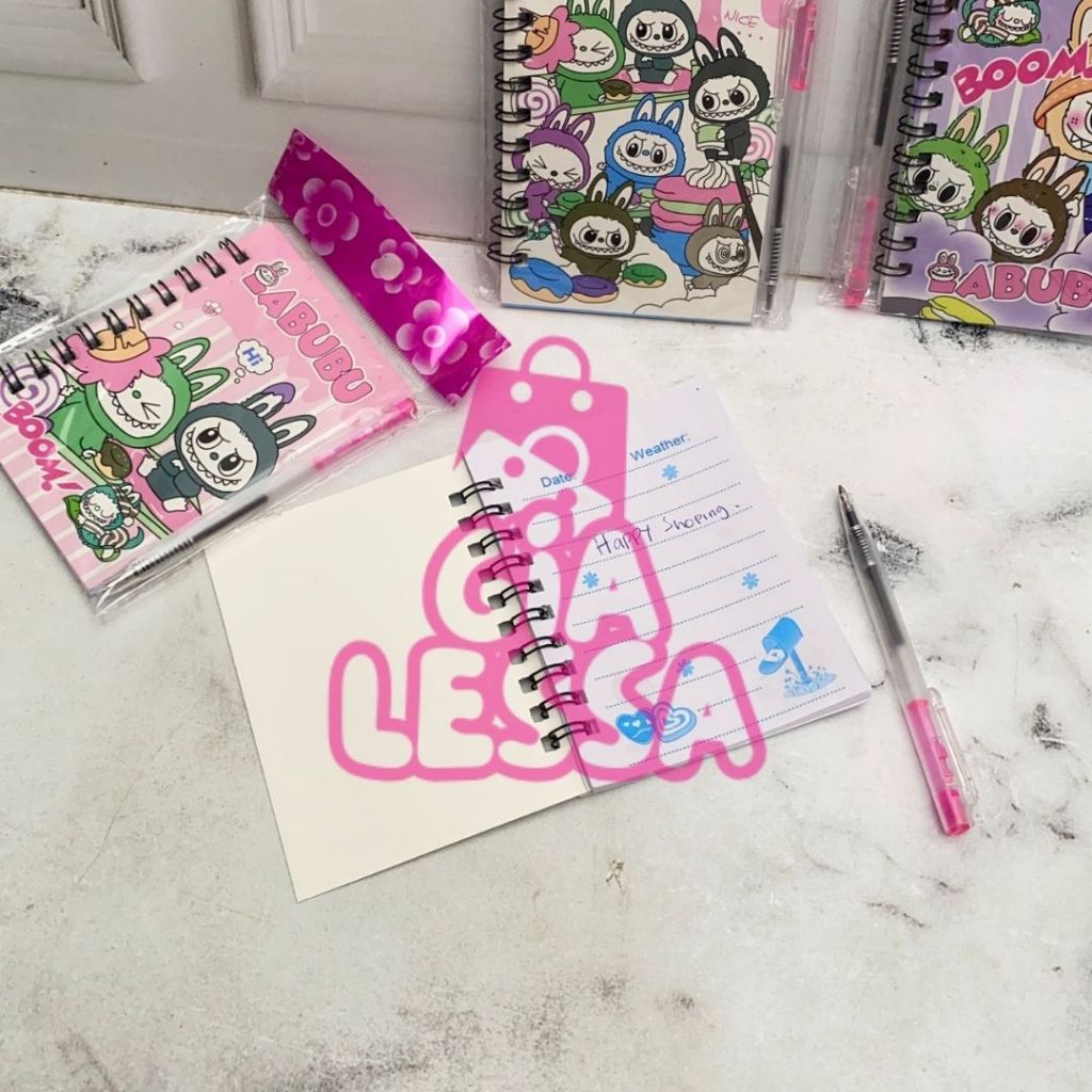 

Buku Binder A7 Labubu Dapat 1 Pulpen BK-1608