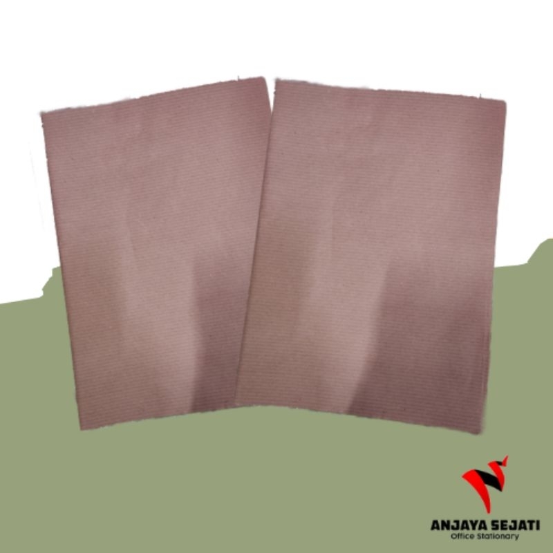

Sampul Buku Kraft Coklat Polos 100 Lembar | Per pak